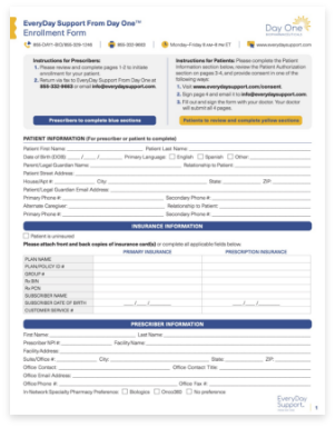 English Enrollment Form thumbnail