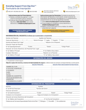 Español Enrollment Form thumbnail