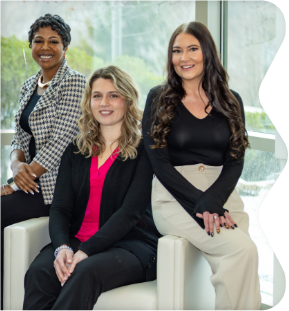 3 support team members sitting